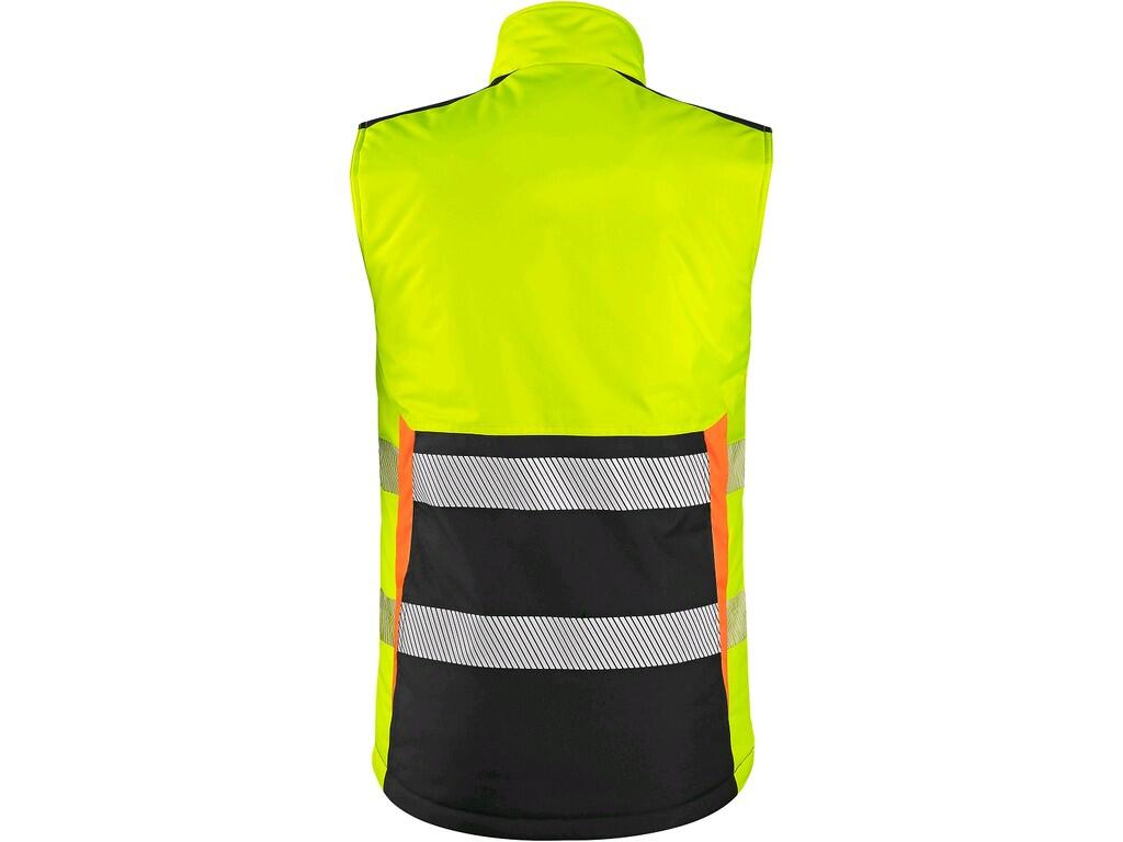 Vesta CXS BENSON, pánská, výstražná, zateplená, žluto-černá, vel. XL